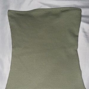 Green tube top